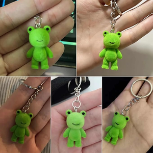 พวงกุญแจตุ๊กตากบไกน่ารักแบบกำหนดเอง รองรับ OEM ODM พวงกุญแจตุ๊กตาอนิเมะขนาดเล็กน่ารักแบบกำหนดเองได้ - Product Image 2