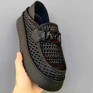 Mocassini da Uomo in Rete Intrecciata a Mano, Casual, Traspiranti, Leggeri, con Rialzo Interno, Versatili, alla Moda, <span class=keywords><strong>per</strong></span> Camminata Quotidiana - Product Image 1