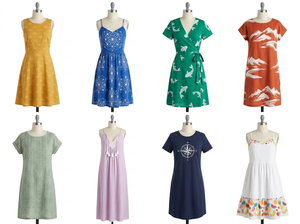 Robe midi d'été à nouer à la taille, style pastoral, douce pour la peau, assortiment aléatoire, pour femmes adultes - Product Image 1