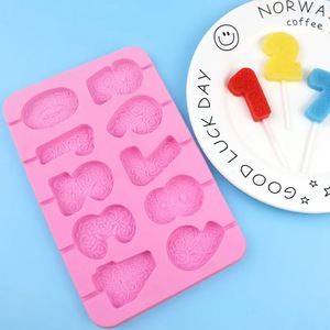 Número Rosa DIY <span class=keywords><strong>molde</strong></span> de Chocolate herramienta de hornear de silicona para decoración de pasteles fabricación de dulces Fondant jabón <span class=keywords><strong>molde</strong></span> reutilizable regalo de cocina - Product Image 5