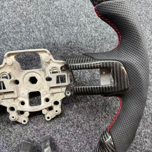 Volant sport en fibre <span class=keywords><strong>de</strong></span> carbone véritable personnalisé 2015-2023 pour Ford Mustang 2015-2023 GT et modèles Sheber - Product Image 2