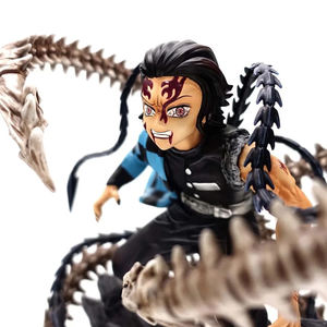 Figurine Tanjiro de <span class=keywords><strong>Kimetsu</strong></span> <span class=keywords><strong>No</strong></span> <span class=keywords><strong>Yaiba</strong></span>, posture de combat de Mitsuri Kanroji, en PVC de haute qualité, très vendue, idéale pour un cadeau - Product Image 2