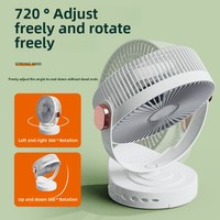 Clip Petit ventilateur de bureau Chargement USB Silencieux et pratique Bureau de 8 pouces Peut clipser Petit ventilateur