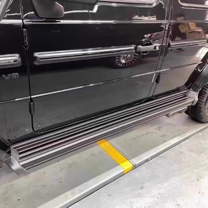 Aluminum Side Steps <b>Footrests</b> For Mercedes Benz G Class G500 G63 G350 G400 G550 Left Front Right Rear - Product Image 1