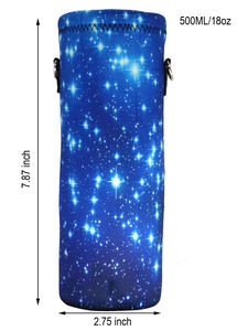 حقيبة عازلة للحرارة مع حزام للكتف لحمل زجاجات المياه، غطاء زجاجة مياه من النيوبرين مع شعار مخصص - Product Image 2