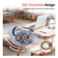 Meubles pour animaux de compagnie hamac bureau en peluche lumineux nid de chat hamac rotatif pour chat