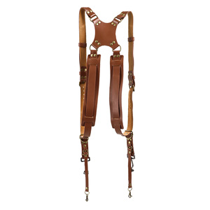 Correa de Hombro Profesional para Cámara, de Cuero Marrón, Capacidad de Carga de 6-10 Kg, Talla Única, para Equipo de Fotografía - Product Image 1