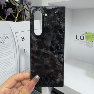 Véritable étui de téléphone portable en fibre de carbone forgé pour <span class=keywords><strong>coque</strong></span> de protection <span class=keywords><strong>z</strong></span> <span class=keywords><strong>fold</strong></span> 5 - Product Image 2