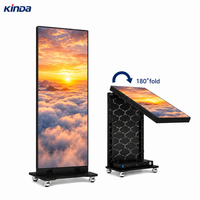 Écran publicitaire LED mobile personnalisé P1.5 P1.8 P2 P2.5, affichage LED pour affiches, contrôle USB WiFi, mur LED commercial pour centre commercial