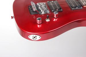 BX-GF1(90F) Guitare Électrique Babson <span class=keywords><strong>Mini</strong></span> Rouge et Noire OEM, Vente Chaude, Fabrication Chinoise, Vente en Gros - Product Image 4