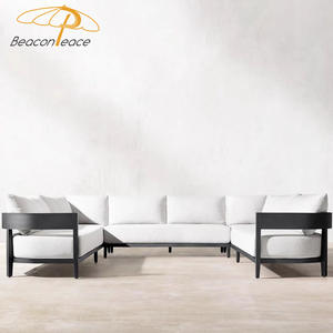 Mobilier de jardin Design simple extérieur classique métal luxe 5 <span class=keywords><strong>places</strong></span> <span class=keywords><strong>fauteuil</strong></span> canapé aluminium ensemble de canapé - Product Image 6