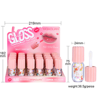 Eau Lumière Brillant À Lèvres Hydratant Transparent Bonbons Perles Miroir Fruit Cristal Huile À Lèvres Clair Hydratant Repulpant Brillant À Lèvres