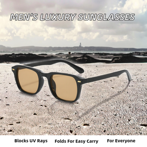 Gafas de Sol Plegables de PC ROBO RTA-4404S, Diseño de Lujo, Protección UV400, Montura Completa Cuadrada Transparente, Personalizadas de Fábrica - Product Image 2