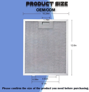 Filtre de remplacement pour hotte aspirante compatible avec les hottes Broan Circulating Whirlpool WHC WHA Series <span class=keywords><strong>KitchenAid</strong></span> GE - Product Image 2