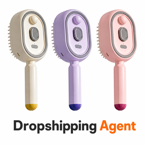 Productos para Dropshipping 2026: Peine Masajeador Eléctrico Multifuncional con Vibración y Pulverizador para Limpieza del Cuero Cabelludo, Agente de Dropshipping - Product Image 1