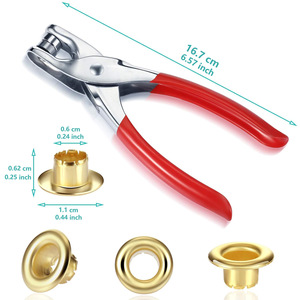 Multi-functional Gold/silver/bronze Mixed Washers, Including Installation and Punching Tools for Crafts Sewing Supplies BONA-QZ - Product Image 2
