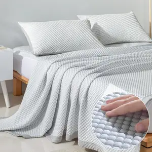 Op Maat Gemaakte Zomer Soft Throw 3d Bed Koeldekens Voor Hete Slapers