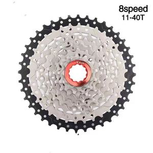 MTB <span class=keywords><strong>8</strong></span> s 11-40T盒式自行车1x8速度自由轮耐用钢齿轮K7，用于M410 TX800山地自行车零件HG tpye - Product Image 1