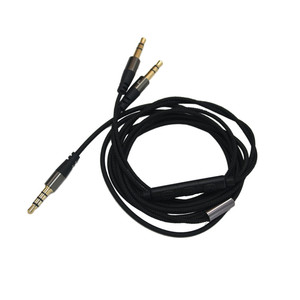สายหูฟังเหมาะสำหรับหูฟัง <span class=keywords><strong>Sol</strong></span> <span class=keywords><strong>Republic</strong></span> ที่มีการควบคุมระดับเสียงไมโครโฟน3.5มม. ถึง2.5มม - Product Image 1