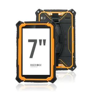 HUGEROCK T71L Shockproof Waterproof 2200 Nit Rfid Ruggedized Computer Wireless Charging Rug Tablet Android Industrial Pc Ip67