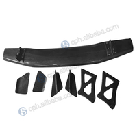 Alerón Trasero de Fibra de Carbono Real Personalizado para Mitsubishi Lancer Evolution 10ª Generación, Alerón Trasero de Fibra de Carbono