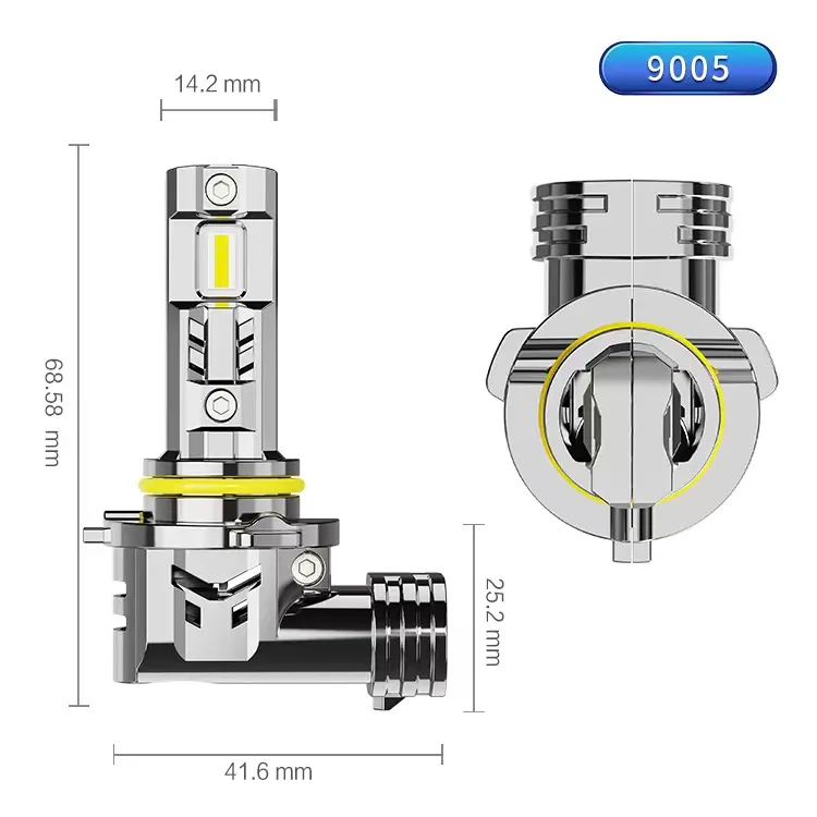 חלקי חילוף לרכב 12V 9005 LED בהתאמה ישירה לפנס רכב