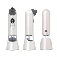 Extracteur de points noirs électrique à bulles avec 3 niveaux d'aspiration réglables et 3 embouts en silicone, extracteur de points noirs à bulles