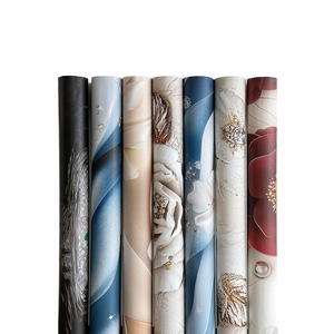 Autocollants muraux Décoration intérieure Rouleau mural en marbre Mousse autocollante personnalisable Isolation phonique Papier peint amovible - Product Image 2