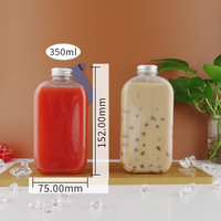 Bouteilles en plastique PET carrées de qualité alimentaire, vente en gros de bouteilles vides pour jus, boissons, sauces, miel, emballages liquides