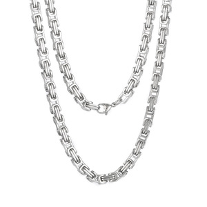 Hip-Hop Hochwertige Mode Wasserdichte Edelstahl Halskette Schmuck Großhandel Edelstahl Link Kette Halskette für Männer - Product Image 2