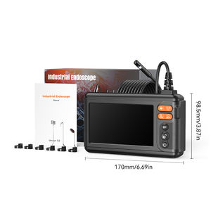 C50 Atacado Portátil 5 Polegada Impermeável Endoscópio Industrial 8mm Tubo Rígido Vídeo Borescope Inspecionar Câmera Ferramentas de Reparo de Esgoto - Product Image 6