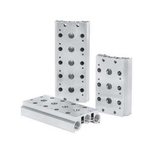 Base de Válvula Solenoide para Componentes Industriales 4V210-08, Conexión de Colector de Posiciones 200M-2F3F4F5F6F7F8F9F10F - Product Image 1