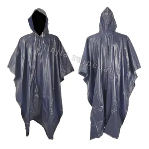 Impermeabile personalizzato riutilizzabile in vinile pvc impermeabile per adulti eva impermeabile poncho antipioggia per ciclismo