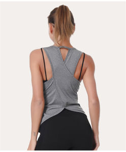 Chaleco de Yoga Holgado para Mujer, Talla Grande, Secado Rápido, Transpirable, Chaleco Deportivo para Correr, Top de Fitness - Product Image 4