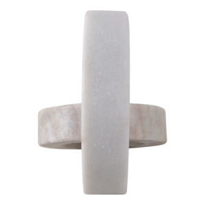 Scultura moderna a doppio anello in marmo, decorazione per la casa, l'ufficio, il tavolino da caffè, elemento decorativo. - Product Image 3