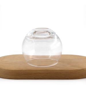 100ml 250ml 750ml Mini sphère claire bocal à bougie <span class=keywords><strong>en</strong></span> <span class=keywords><strong>verre</strong></span> transparent réservoir de poisson bouteille de parfum vide - Product Image 3