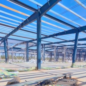 Vorgefertigte Stahlrahmenkonstruktion Verzinkte Industriehalle Lagerhaus Werkstatt mit Sandwichpaneelen - Product Image 3