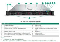 Serveur en rack 1U haute performance HPE ProLiant DL360 Gen10, processeur Intel Xeon Scalable, DDR4, centre de données d'entreprise, vente en gros