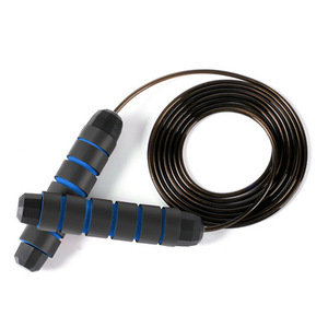 Cuerda para Saltar <span class=keywords><strong>con</strong></span> Rodamientos de Bolas y Material de PVC, Longitud Ajustable para Entrenamiento de Gimnasio de Alta Intensidad, Fitness y Quema de Grasa - Product Image 3