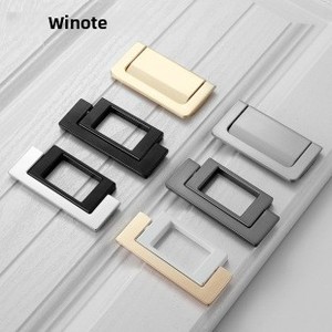 Hiện đại tối giản Vàng xử lý đen mở rộng tủ nhà bếp phòng ngủ khách sạn hợp kim nhôm kẽm <span class=keywords><strong>Knob</strong></span> cho tủ quần áo cửa tủ quần áo - Product Image 6