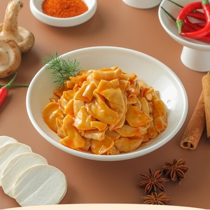 Sustituto de carne de champiñones en rodajas con glaseado sabroso, estilo Izakaya japonés, apto para HACCP, suministro al por mayor a granel - Product Image 1