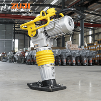 Pilonneuse électrique ZUJI HCD125 220V 380V 3kW à tension personnalisable, compacteur de sol, engin de construction