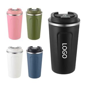 Promotional 510Ml Stainless Steel Coffee Mup Wall Travel Office Coffee <b>Smart</b> Temperature Display Double Vacuum Cup With Lid - Product Image 3