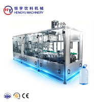 Machine de remplissage automatique de bouteilles d'eau en plastique PET de 5 L certifiée CE Hengyu Online Support / Machine de remplissage de boissons