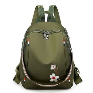 Sac à dos mini écologique coréen en nylon pour femmes, pour le sport et l'école, avec impression florale, échantillon gratuit - Product Image 4