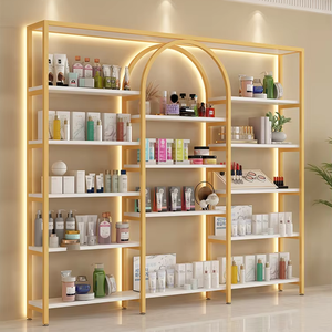 Meilleures ventes : Présentoirs et étagères de rangement multi-niveaux pour salons de beauté, coiffure et cosmétiques, pour la vente au détail - Product Image 1