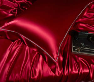 Tùy Chỉnh Lụa Sang Trọng Duvet Bộ Đồ Giường Set Comforter Bộ Đồ Giường Bộ Vua Kích Thước Bộ Ga Trải Giường Bộ 22Mm Lụa - Product Image 4