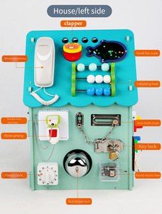 COMMIKI Juguetes Sensoriales Montessori para Bebés de 6 Meses, Juguetes Educativos STEM, Caja de Actividades, Casa de Actividades - Product Image 5