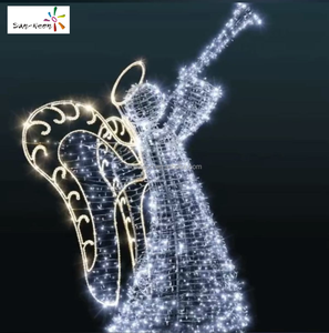 Luz decorativa LED con forma de ángel, iluminación navideña de Año Nuevo, nuevos productos 2027 - Product Image 3