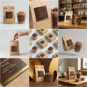 Nut Snack Fruit Box <b>Labels</b> Dried Fruit Glass Bottle Stickers Vinyl Adhesive Food <b>Packaging</b> <b>Labels</b> Perfume Use Customized <b>Labels</b> - Product Image 3